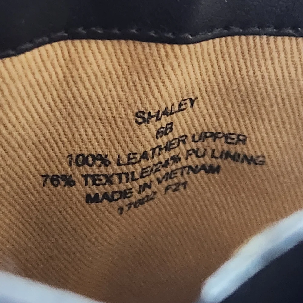 Lauren Ralph Lauren Shaley Wedge Ankle boots in black leather size 6B - Picture 8 of 11